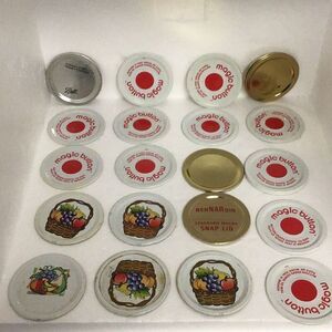 Set of 31 vintage mason door lid inserts